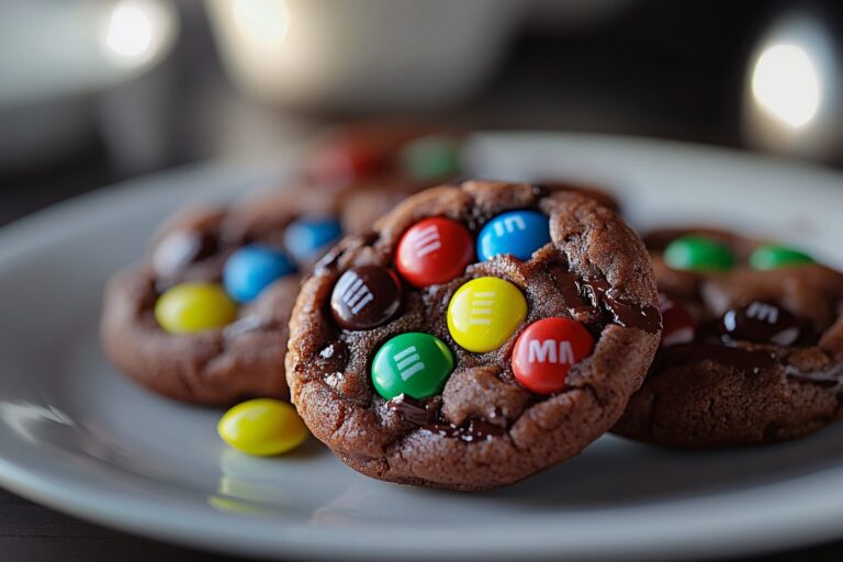 Chocolate Lava M&M Surprise Cookies Recipe