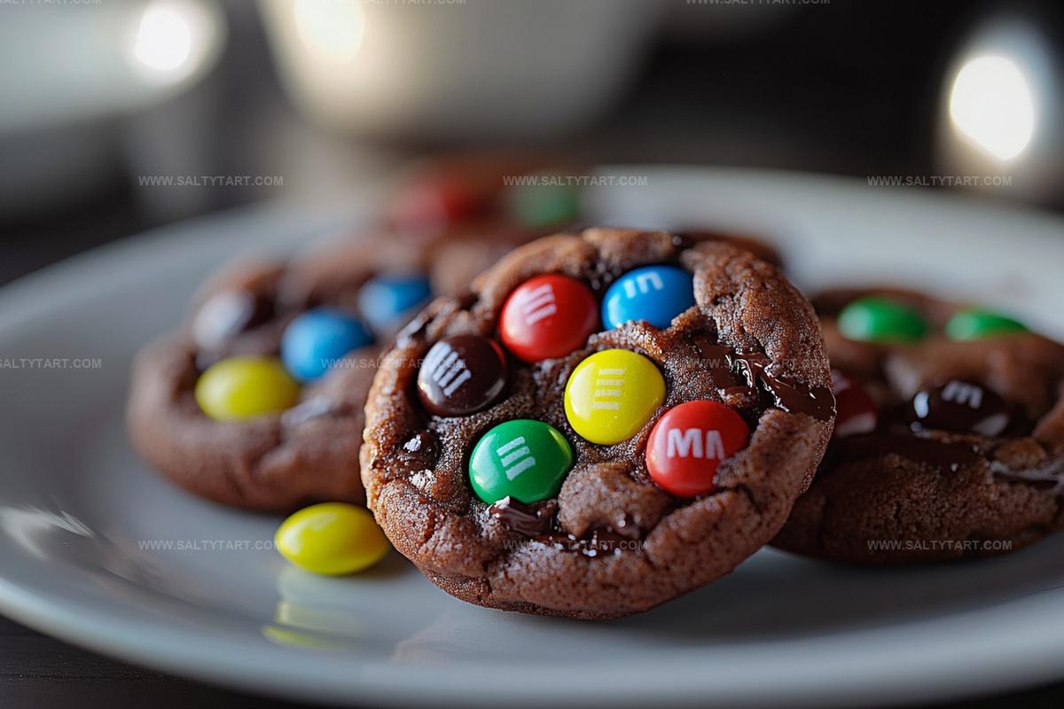 Chocolate Lava M&M Surprise Cookies Recipe