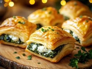 Spinach Feta Puffs Recipe