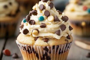 Monster Cookie Dough Cupcakes Recipe