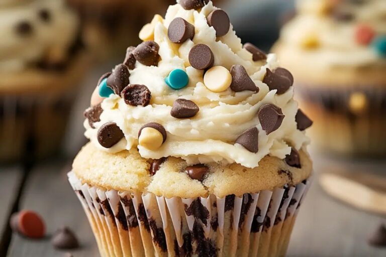 Monster Cookie Dough Cupcakes Recipe