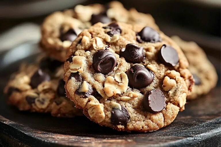 Peanut Butter Oatmeal Chocolate Chip Cookies Recipe