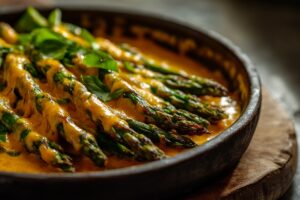 Cheesy Garlic Roasted Asparagus Recipe