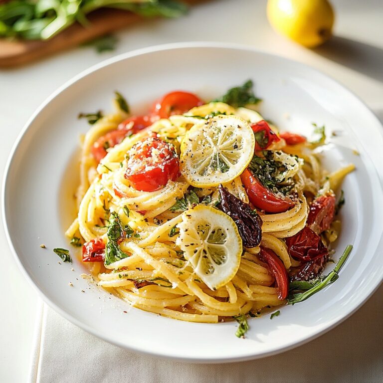 Lemon Herb Pasta Primavera Recipe