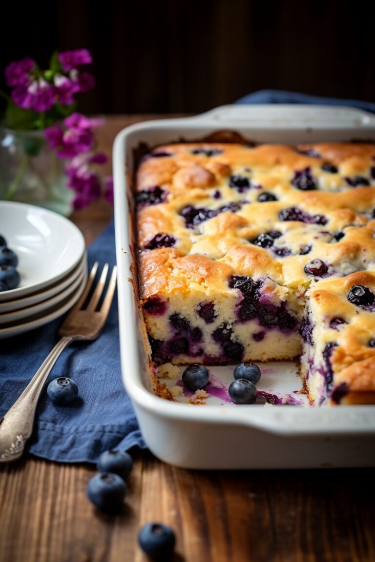 Buttermilk Blueberry Breakfast Bake Recipe