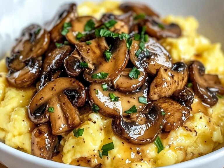 Scrambled Eggs With Mushrooms Recipe