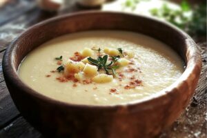 Creamy Roasted Garlic Soup Recipe