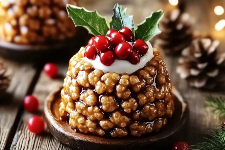 Rice Krispie Christmas Puddings Recipe
