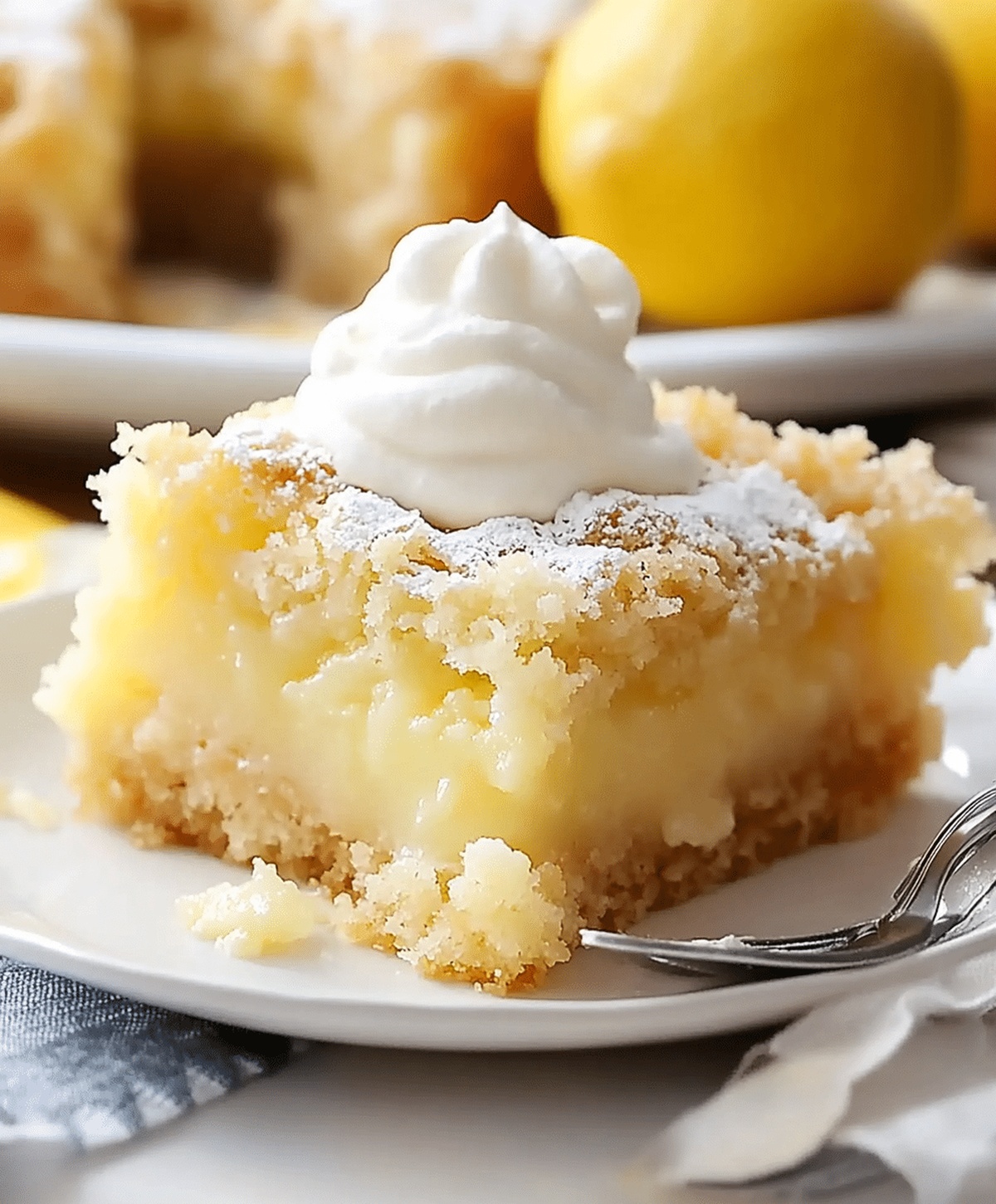Lemon Cream Cheese Dump Cake Recipe