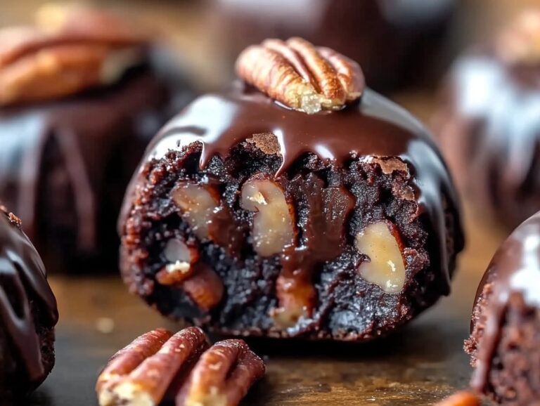 Rich Pecan Pie Brownie Bites Recipe