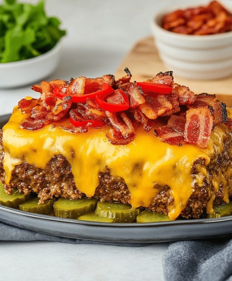 Bacon Cheeseburger Meatloaf Recipe