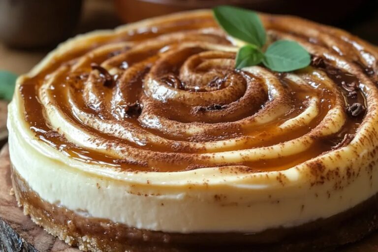 Sticky Honeybun Cheesecake Recipe