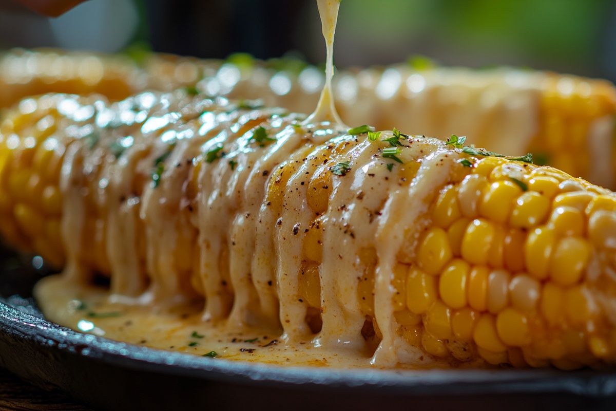 Cheesy Garlic Butter Corn On The Cob Recipe