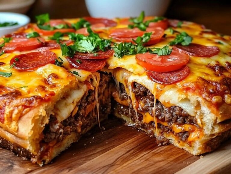 Pizza Burger Pie Recipe