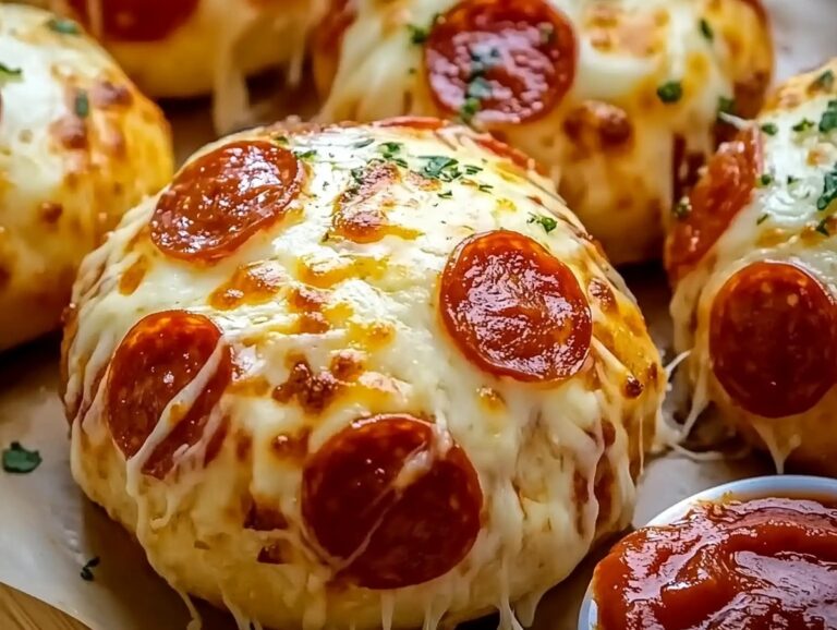 Pepperoni Pizza Bombs Recipe