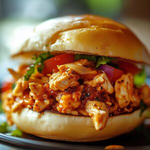 Cajun Chicken Sloppy Joes Recipe