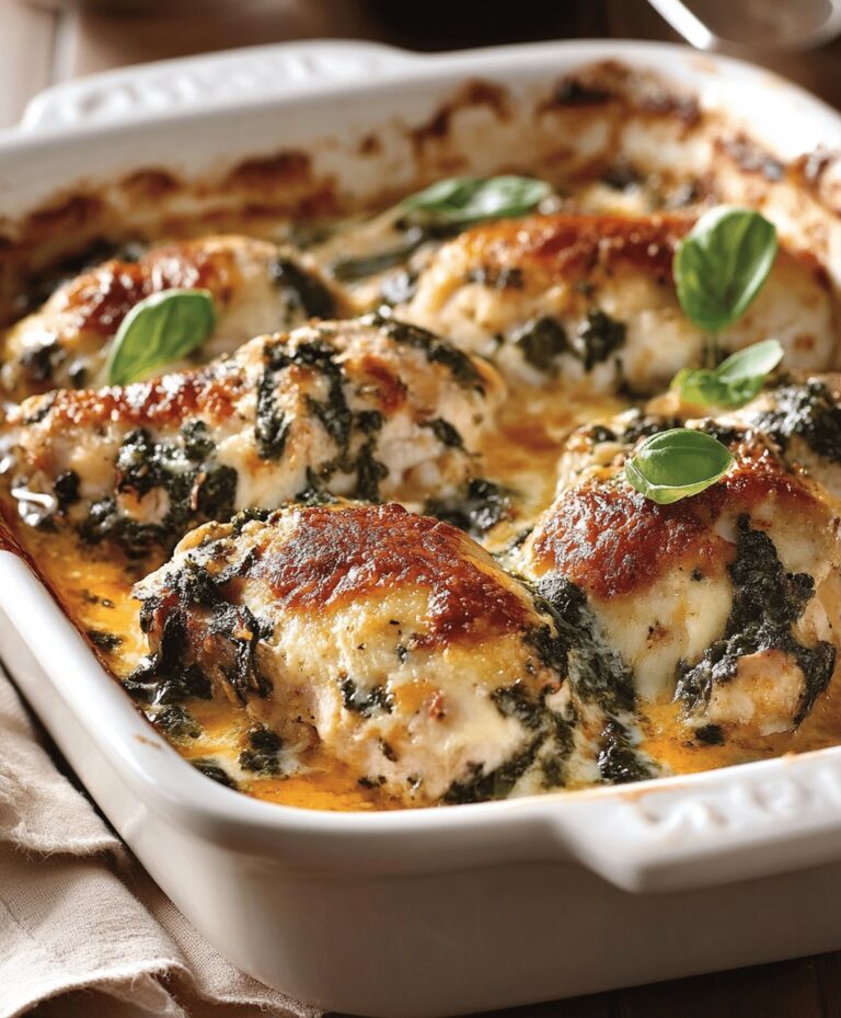 Baked Tuscan Chicken Casserole Recipe