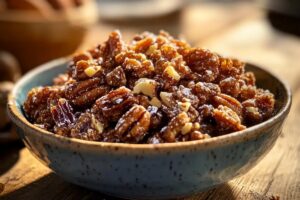 Caramel Praline Snack Mix Recipe