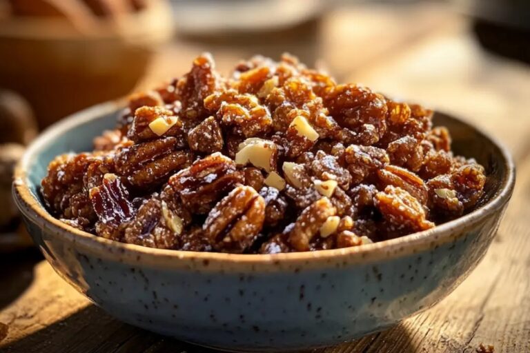 Caramel Praline Snack Mix Recipe