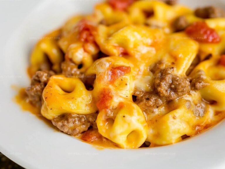 Cheeseburger Tortellini Skillet Recipe
