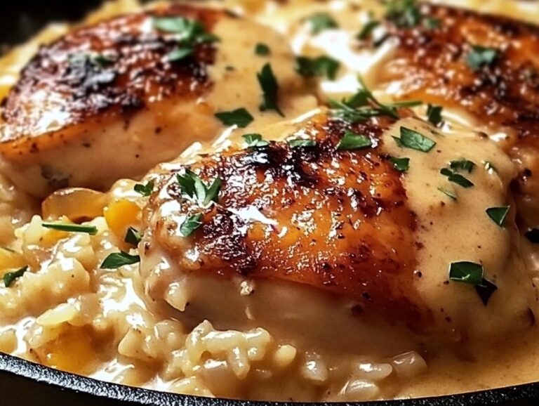 Smothered Chicken And Rice Recipe