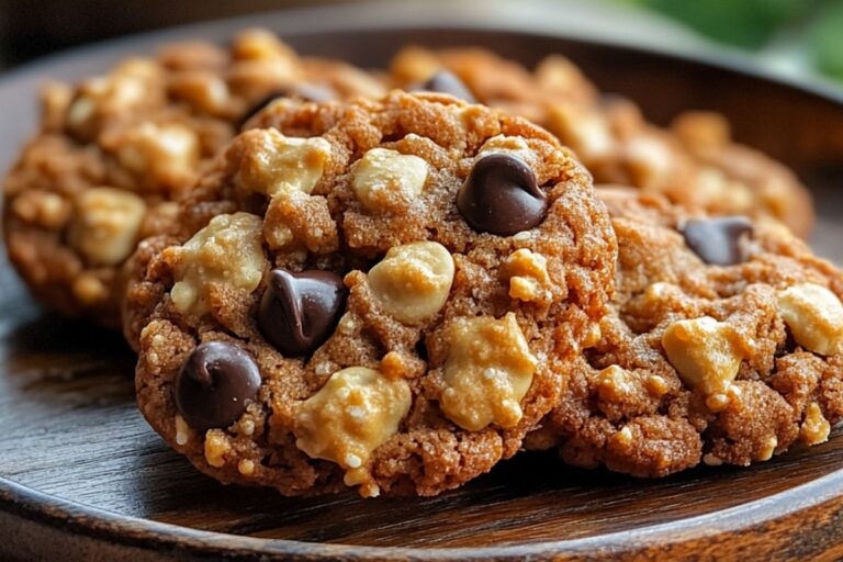 No-Bake Peanut Butter Pretzel Cookies With Chocolate Chips Recipe