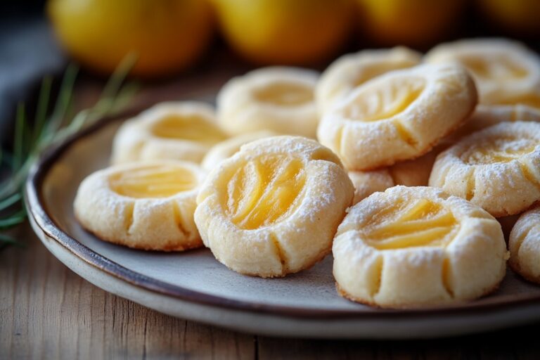 Lemon Thumbprint Cookies Recipe