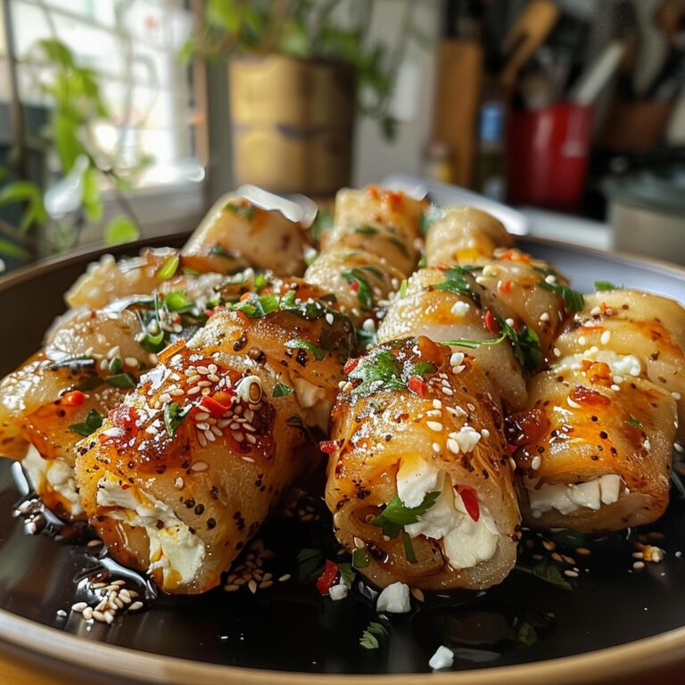 Chili Honey Feta Rolls Recipe