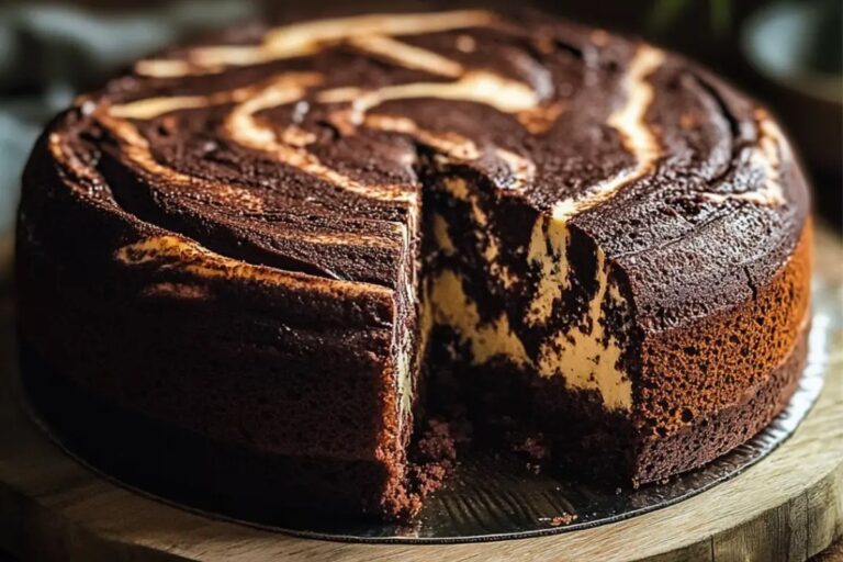 Double Chocolate Ricotta Marble Cake Recipe