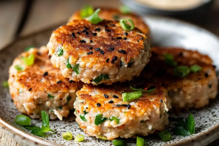 Asian-Style Tuna Cakes With Spicy Mayo Recipe