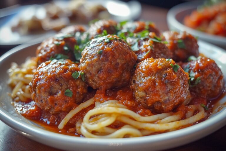 Italian-Style Meatballs In Tomato Sauce Recipe