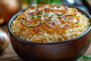 French Onion Soup Rice Recipe