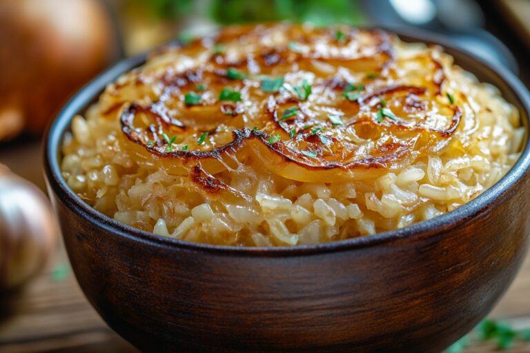 French Onion Soup Rice Recipe