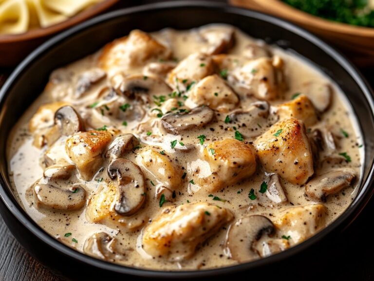 Chicken Mushroom Stroganoff Recipe