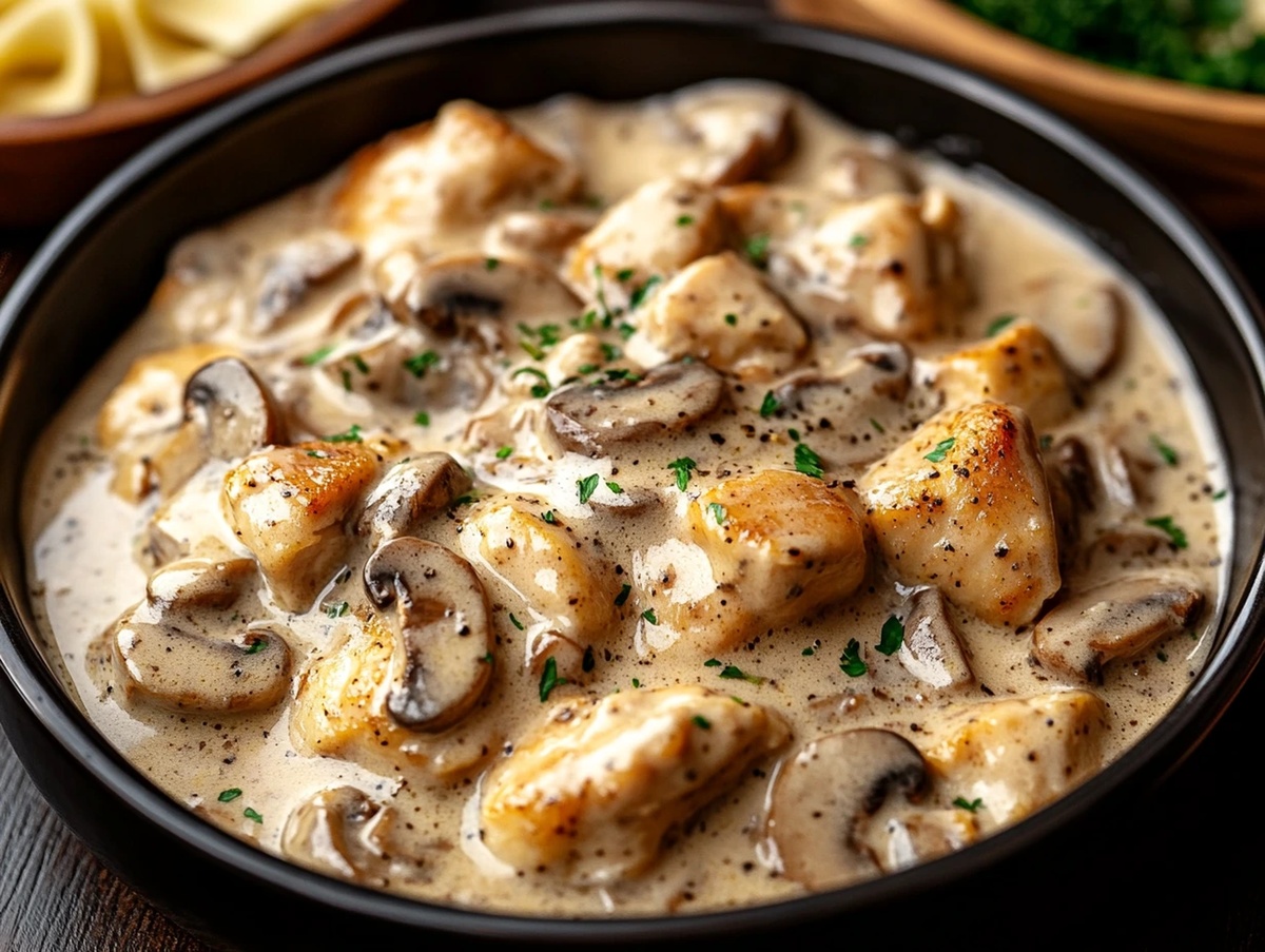 Chicken Mushroom Stroganoff Recipe