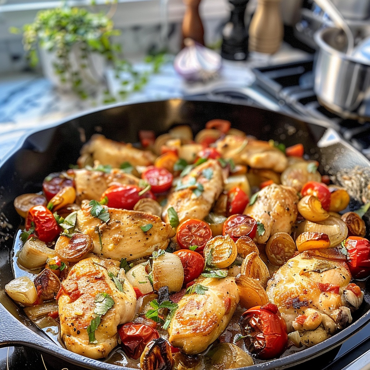 Mediterranean Chicken Skillet Recipe