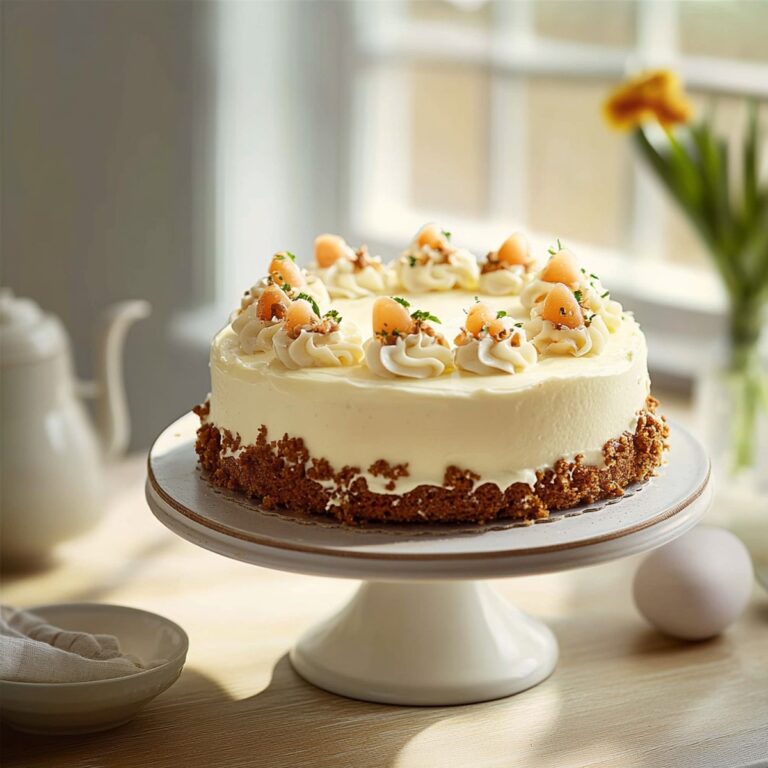 Easter Carrot Cake With Cream Cheese Frosting Recipe