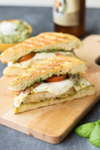 Chicken Caprese Focaccia Panini Recipe