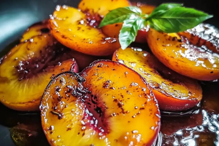 Pan-Fried Peaches Recipe