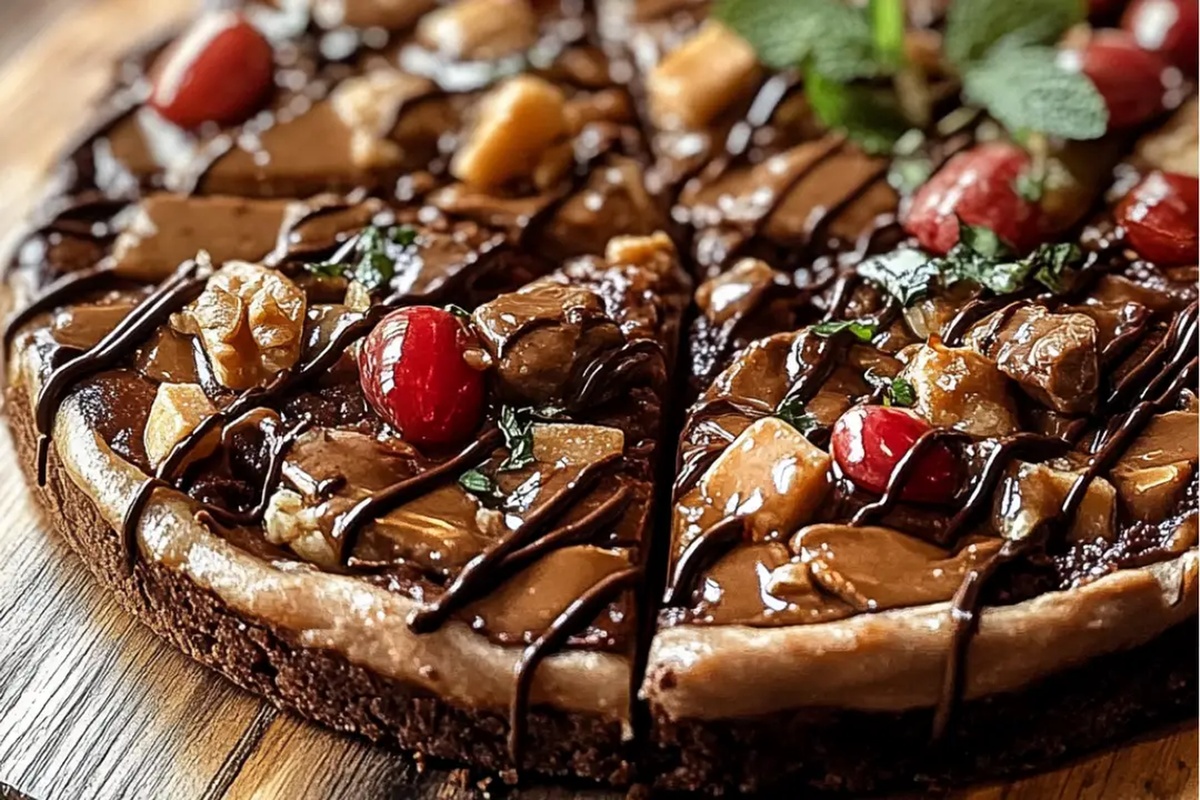 Peanut Butter Brownie Pizza Recipe