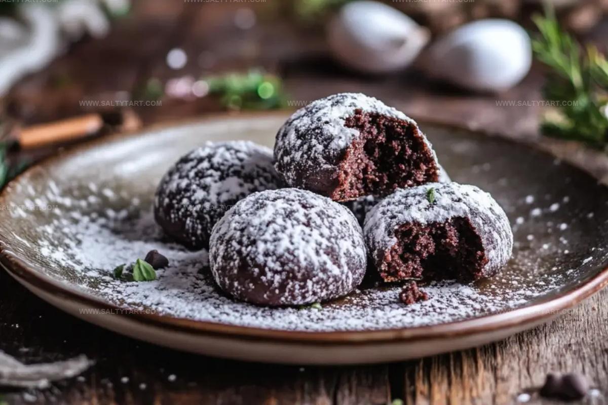 Classic Chocolate Snowball Cookies Recipe