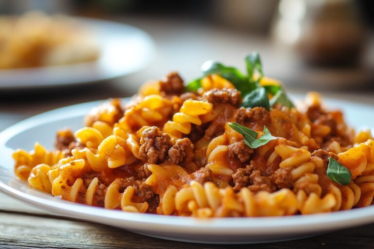 Quick Sloppy Joe Pasta Casserole Recipe