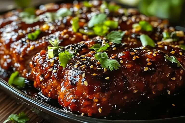 Sweet & Spicy Korean Bbq Meatloaf Recipe