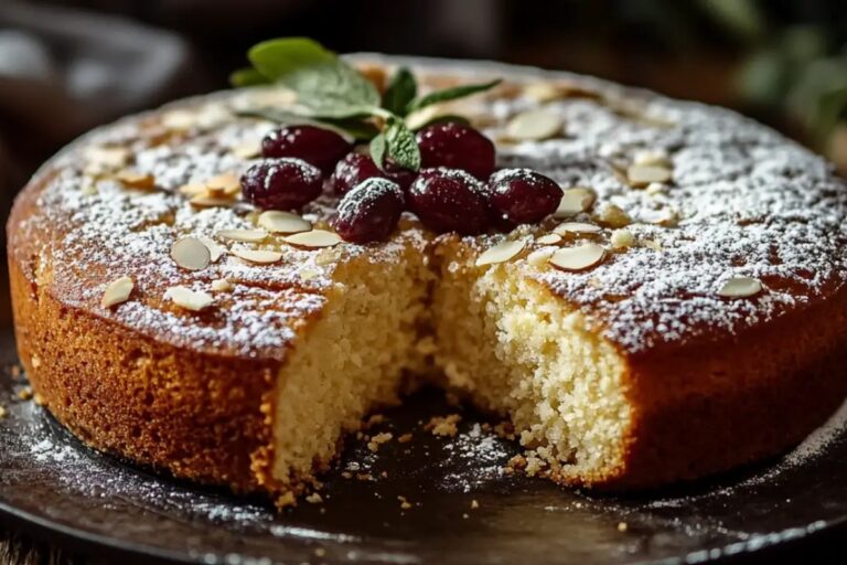Italian Almond Ricotta Cake Recipe