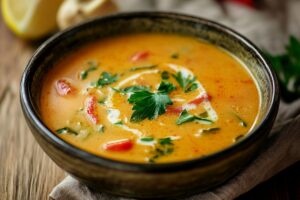 Crockpot Thai Coconut Chicken Soup Recipe