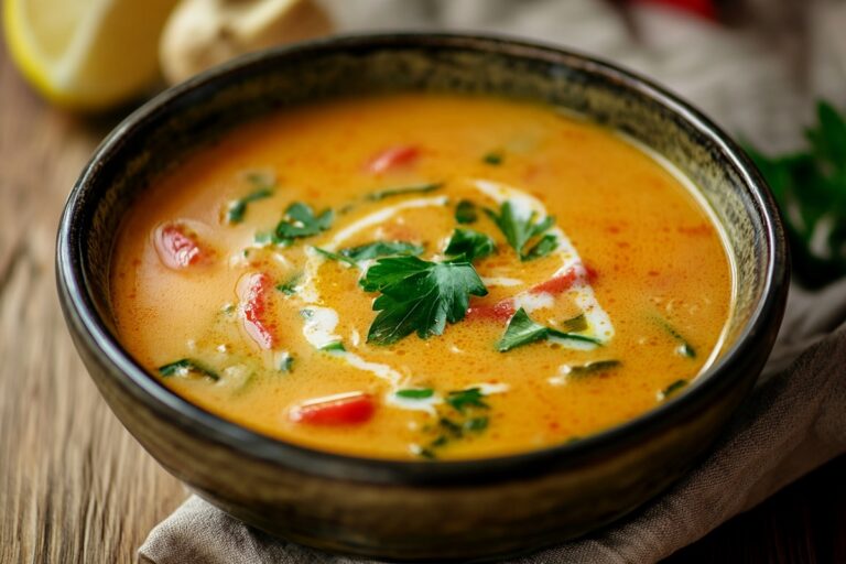 Crockpot Thai Coconut Chicken Soup Recipe