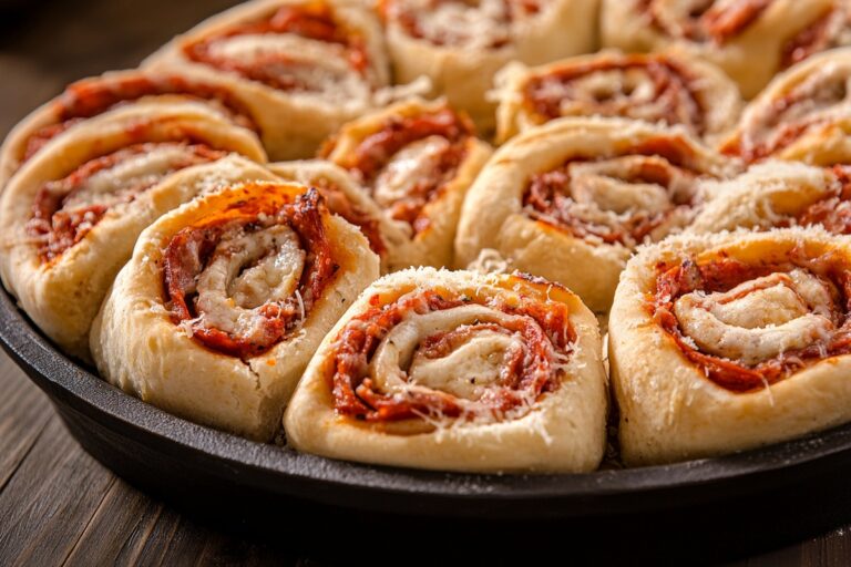 Parmesan Garlic Pizza Rolls Recipe