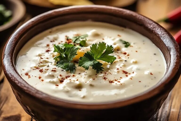 Mexican Restaurant Style White Cheese (Queso) Dip Recipe
