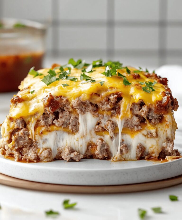 Cheesy Loaded Meatloaf Casserole Recipe