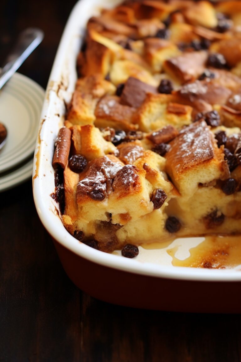 Cinnamon Raisin Bread Pudding Recipe